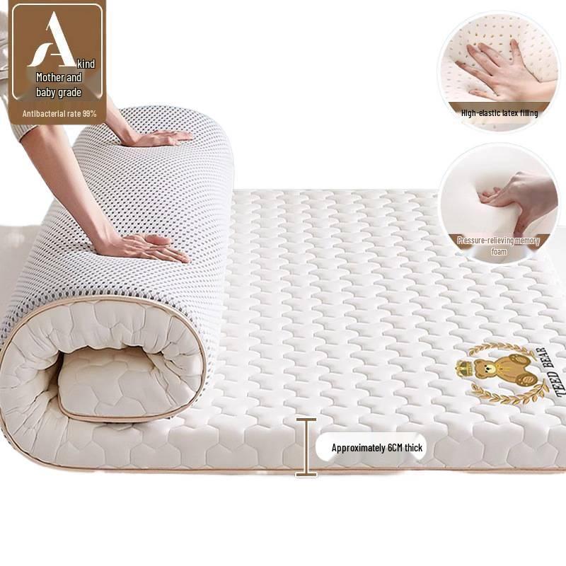 Latex Memory Foam Mattress Soft Pad for Home, Dorm, or Rental Use – Ideal for Single Tatami Beds