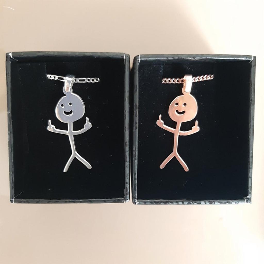 Funny Trendy Doodle Necklace Combining Unique Design And Durable Craftsmanship For Wearers All