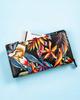 Large, Leather Women's Wallet with a Snap Closure - Rovicky