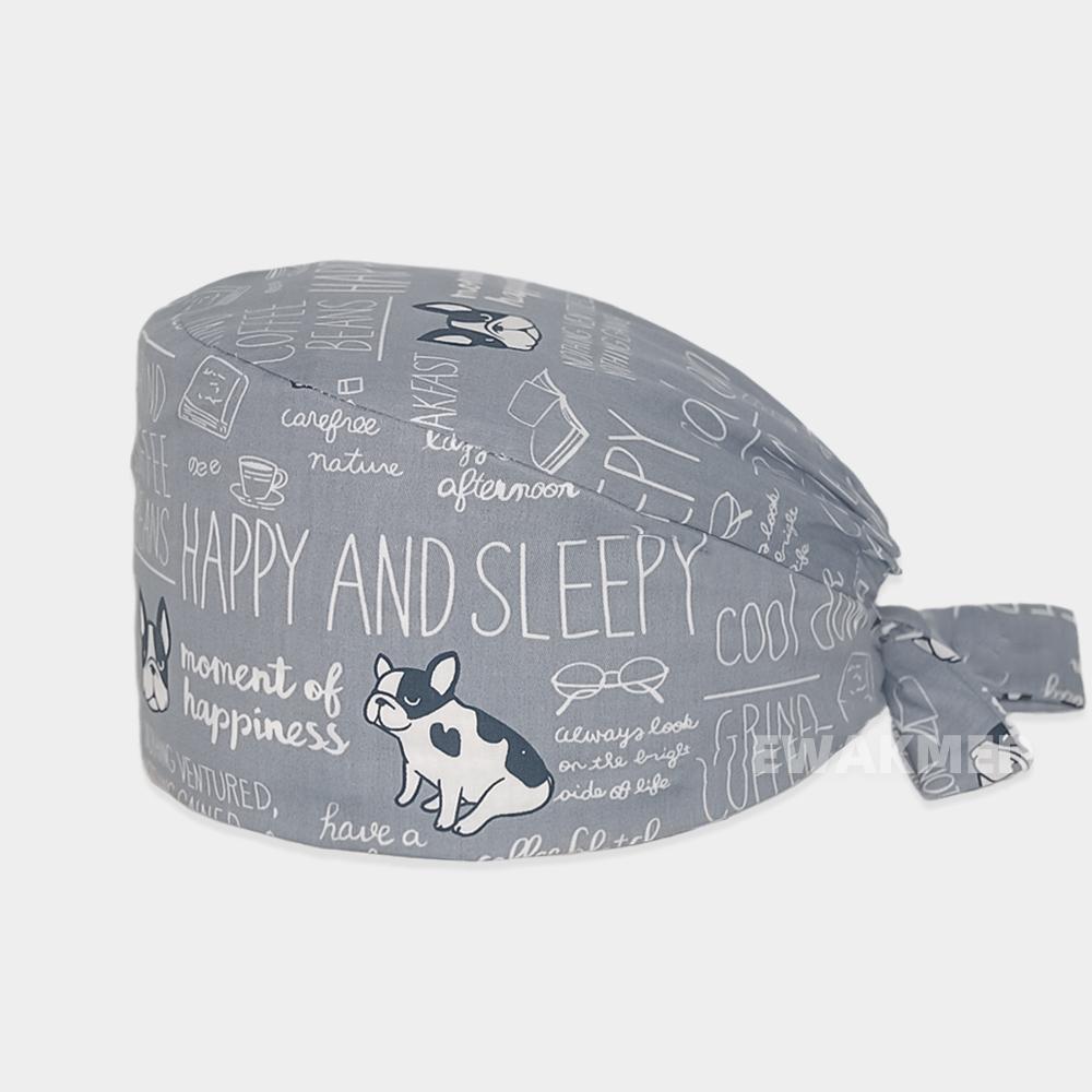 

Нова шапочка для догляду за тваринами Аксесуари для медсестер Медичний салон краси Зоомагазин Ветеринарна стоматологічна робоча шапка Бавовняні жіночі хірургічні шапки для годуючих One Size