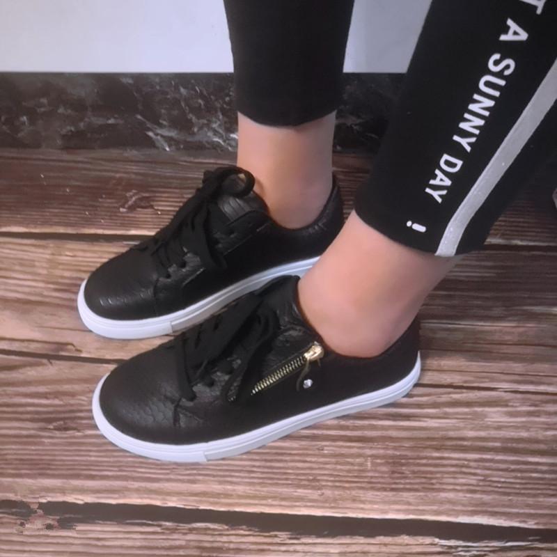Plus Size Footwear Women's Shoes Autumn Snake Pattern Increased Leisure Sports Shoes