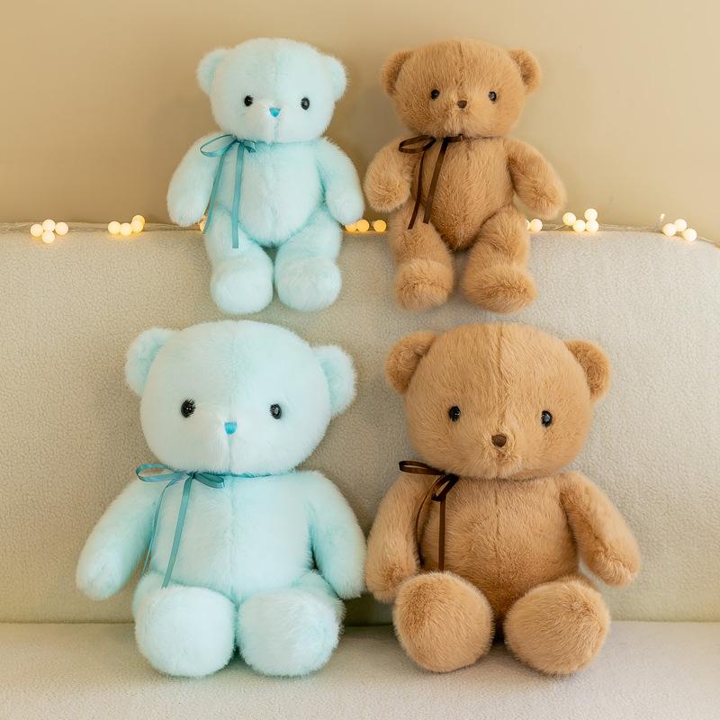 Bärenhirse Puppe Bär Plüsch Kissen Spielzeug Umarmungspuppe Kinderzimmer Greifautomat Puppe Geschenk Niedlich Lustig