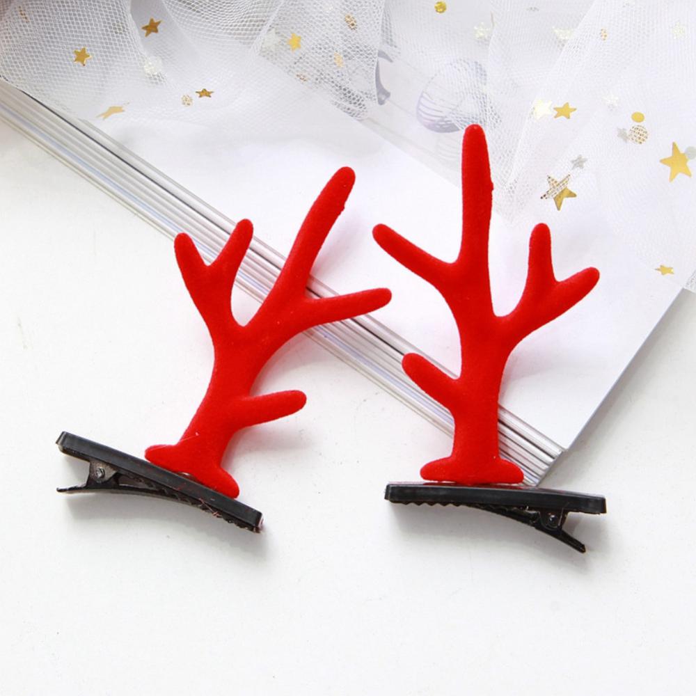 Christmas Hair Hoop Girls Plush Reindeer Antlers Deer Ear Christmas Party Cosplay Girls Headbands Festival Hair Accessories Gift