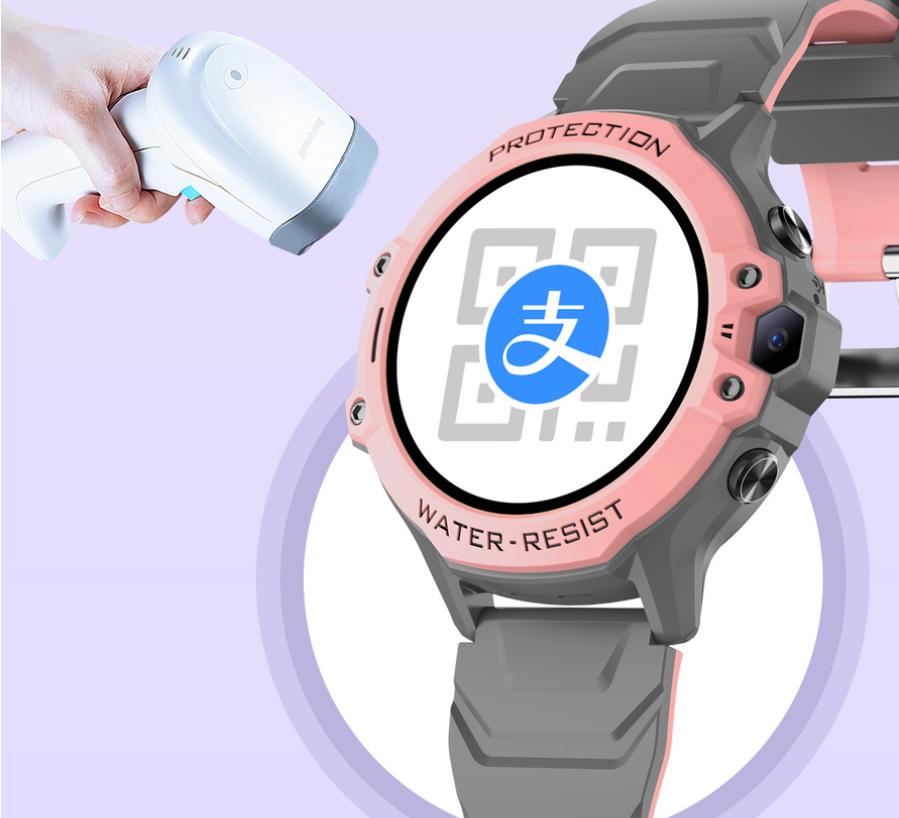 K55H Children Smartwatch Kids 4G Video Call Chat Smart Watches Student 1.28" Waterproof WIFI LBS Location Calculator Smart Watch