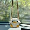 Design Anatra Rana Animale Uncinetto Carino Ciondolo Interno Auto Decorazione Specchietto Retrovisore Unica Regalo