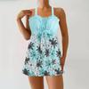 Womens Modest One-Piece Swimsuit With Padded Bust Support Slimming Fit Swimming Beach Pool