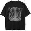 Halloween Skelton Graphic T-Shirt Cotton Tshirt Unisex Tops Tees Summer Short Sleeves T Shirt