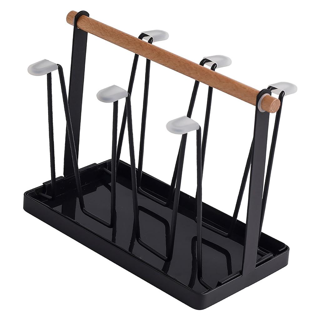 Cup Drying Rack Iron Art Mug Draining Holder Multi Functional Kitchen Cup