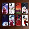 A-Anime I-INUYASHA C-Cute Phone Case For iPhone 17,16,15,14,13,12,11 Plus,Pro Max,XS,Soft Silicone Black Cover