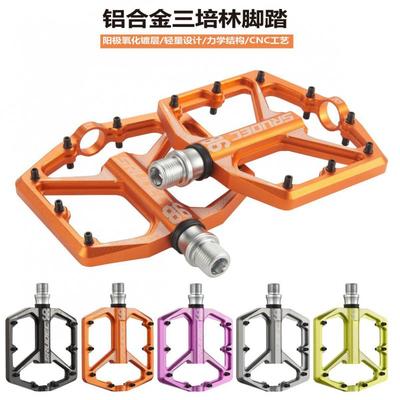 Aluminum Alloy Folding Mountain Bike Pedals With Sealed Cartridge Bearings MTB Road Bikes