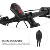 ABS Red Night Riding Bicycle Light Cycling Flashlight Waterproof USB Rechargeable Headlight with Speaker