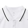 Li-Ning Quick-Dry Solid Color Breathable Polo Shirt Casual Sports Set Unisex Sports Set White Black YPLV051-1+YAPV001-1