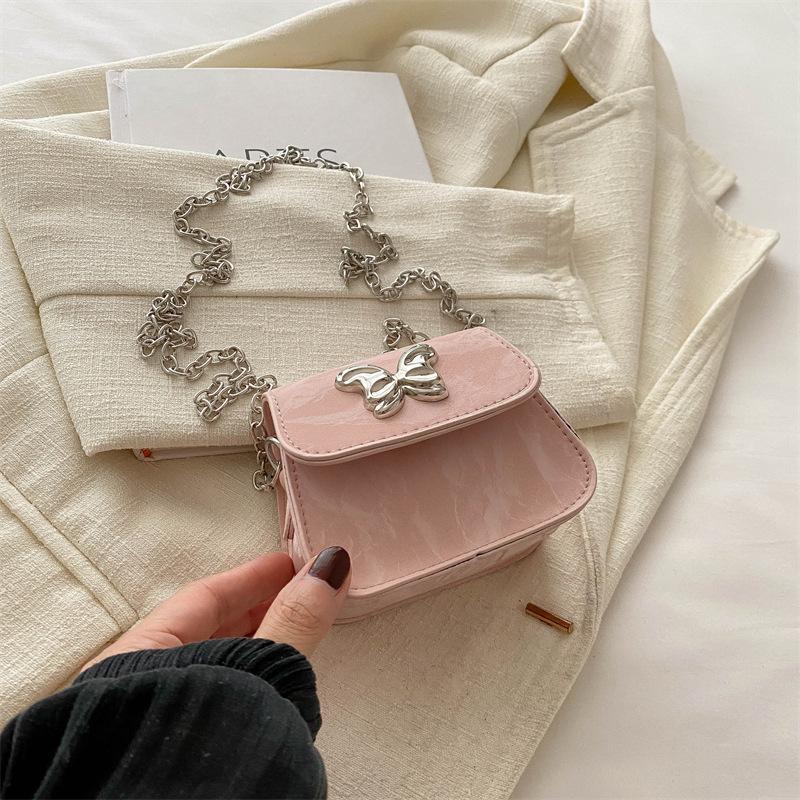 Internet celebrity mini butterfly chain small bag women 2025 summer new versatile foreign style shoulder messenger bag change bag