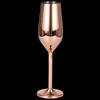 Rose Gold Plated Stemmed Wine Glass