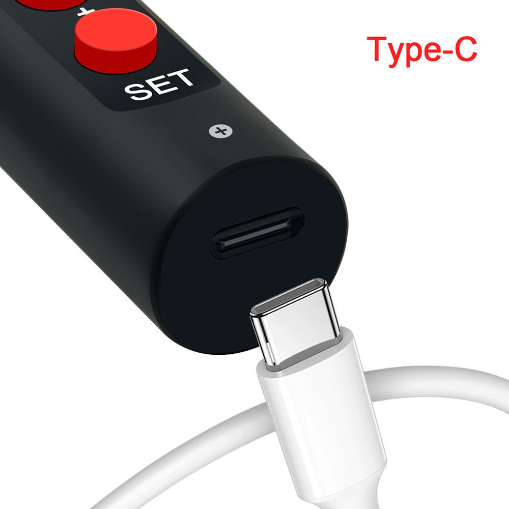 Portable Type-C Soldering Iron Kits With QC PD Fast Charging Adjustable Temperature 180-500C for Electronics Repair DIY Projects