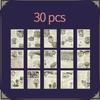 30 Sheets Vintage newspaper map art decor diary album Background paper Decorative Scrapbooking material paper