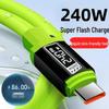 240W Super Fast Charging Cable Compatible with Apple, Huawei, Vivo, Oppo, Xiaomi, Honor.