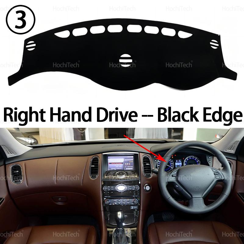 Car Dashboard Cover Mat for Infiniti QX50 1st Generation J50 2013-2017 Sun Shade Pad trument Panel Carpets Anti-UV Accessorie