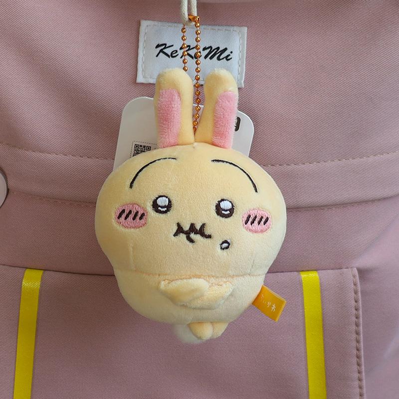 NOWY 11CM Kawaii Chikawas Hachiware Usagi Seria Zły Uderzak Breloczek Pluszowy Wisiorek Miękki Wypchany Kreskówkowy Pluszowy Lalka Zabawka Wisiorek do Torby