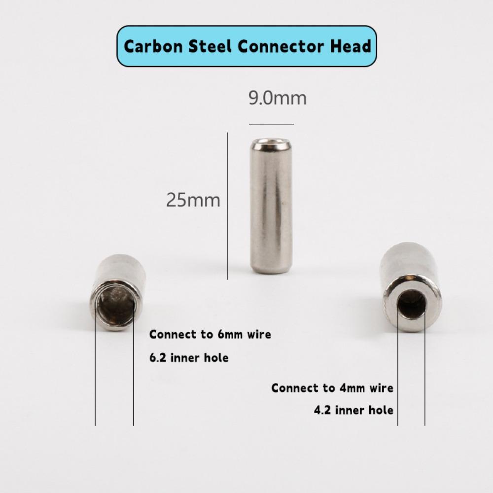 Connect To 6mm Wire Wire Puller Connector Head Fast Cable Puller Auxiliary Tools