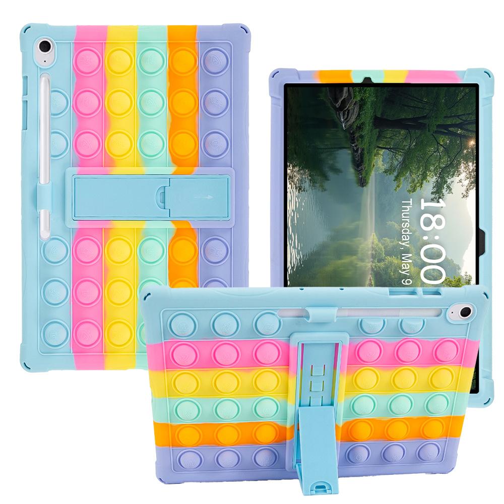 Für Samsung Galaxy Tab S10 FE+ SM-X620,SM-X626B Hülle Ständer Push Bubble Tablet-Hülle