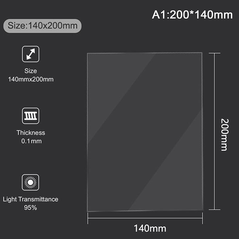 2 szt. folii FEP do drukarki Anycubic Photon Mono X, do części drukarki Elegoo Saturn