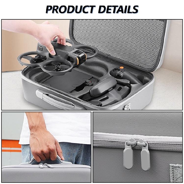 Wear Resistant Protections Case Storage Bag Box for Avata 2 Scratch-resistant Container Handbag with Mesh Pocket