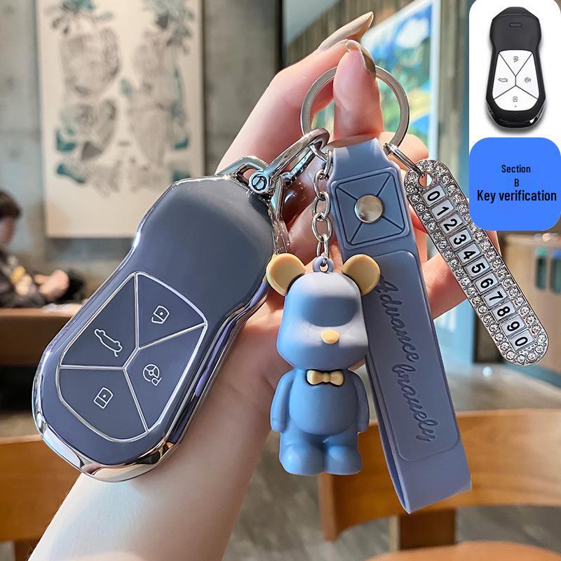Xiaopeng P5/G3i/P7 Car Key Cover: Unisex Protective Case for 2021-2022 Models