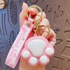 Cute Cartoon Cat Claw Doll Keychain Backpack Pendant Couple Car Bag Key Chain Pendant Small Gift