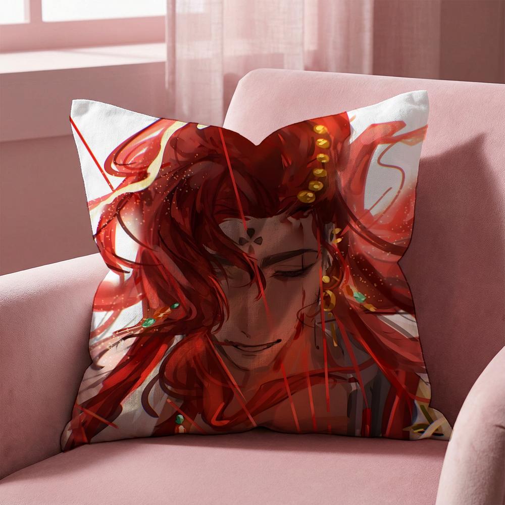 Sultan's Game Cushion Cover Multi-Scene Pillow Cover for Home & Car - Reversible, Soft & Durable for Daily Use