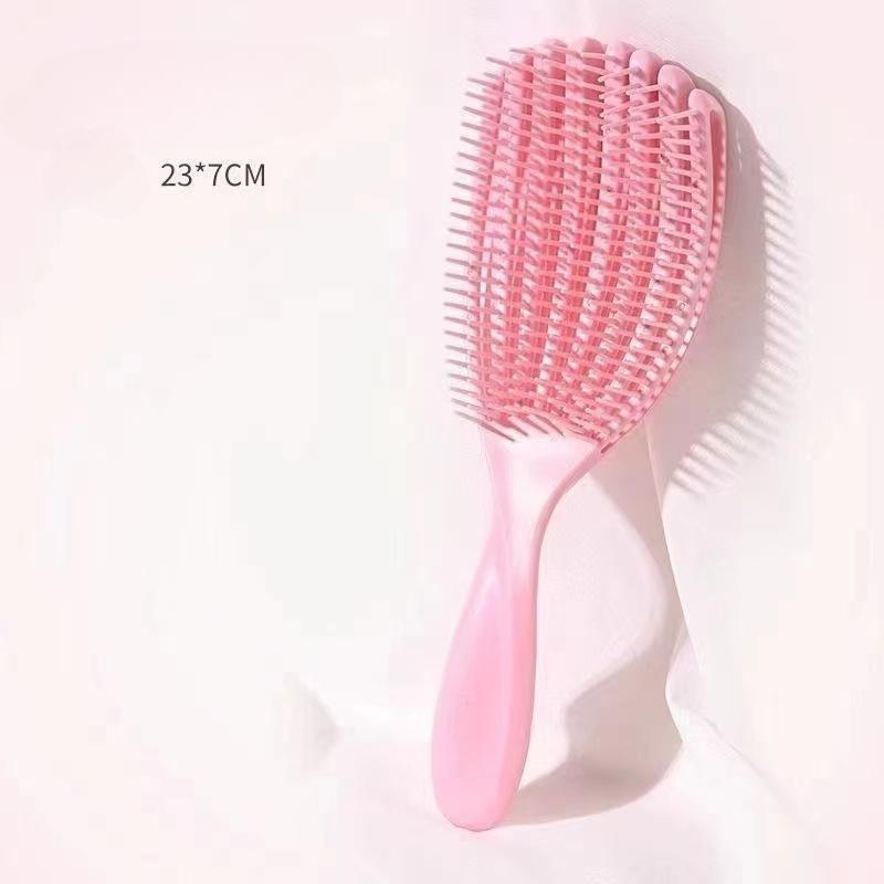1Pc Hair Brushes Octopus Hairbrush Pink Massage Detangler Brush for Curly Hair Thick Hairs Care Hairbrush Styling Tool