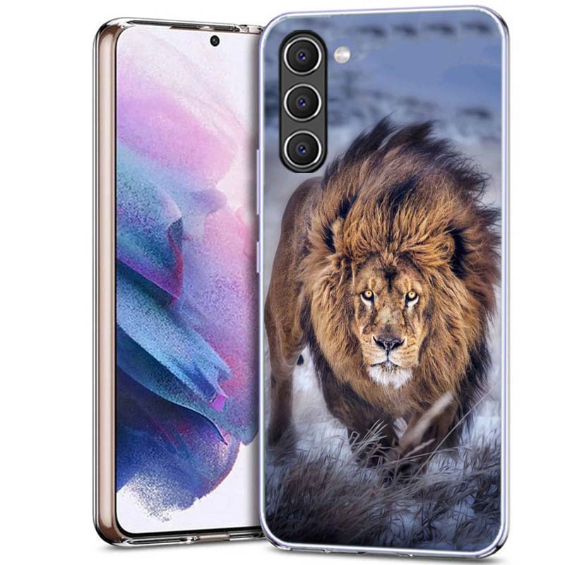 Lion Alpha Male Cub Phone Case for Samsung A16 A17 A26 A36 A37 A56 A57 A12 A22 A32 A52S A07 A06 A02S A72 Galaxy A70 A50S A71 A51