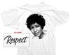 Aretha Franklin T-Shirt - Respect Back Print Tee - Officially Licensed