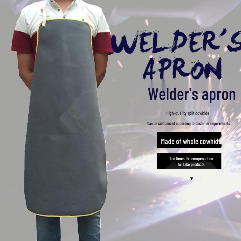 Rindsleder Schweißerschürze - Hitzeschutz, Verbrühschutz, Hitzebeständige Schutzkleidung.