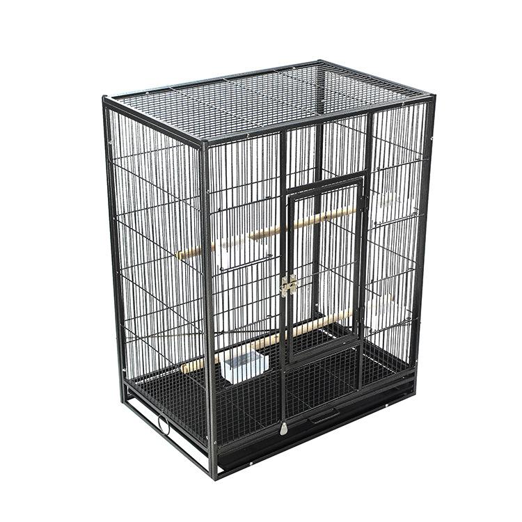 Factory Supply of Medium-sized Tiger Skin Black Wind Bird Cages Parrot Cages Bird Villa Breeding Cages DWB010028