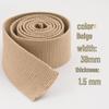 3.8cm Colored Polyester Cotton Webbing for Bags & Clothing - Edging Tape & Shoulder Strap Ribbon