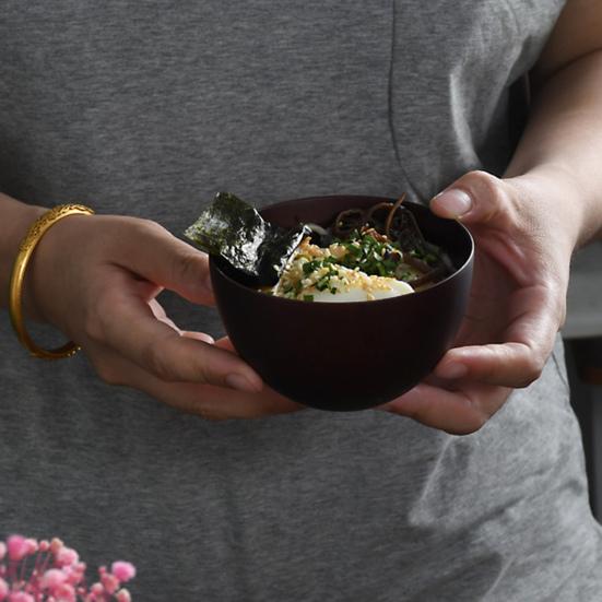 Rice Bowl Easy To Clean Heat-resistant Japanese Style Large Capacity Serving Bowl for Kitchen