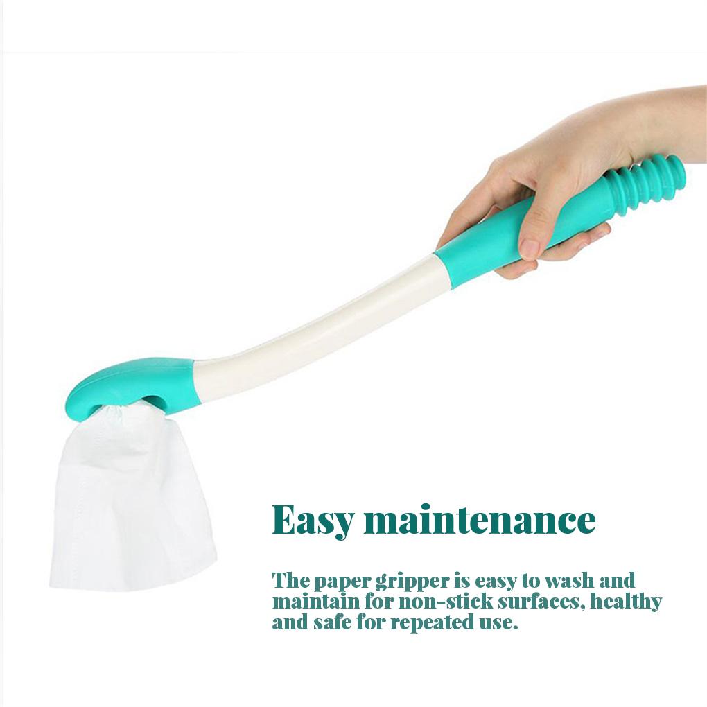 Handheld Toilet Aid Pregnant Women Long Reach Elderly Anal Safety Grippers Portable Poop Paper Paper Towel Household