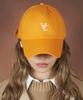 Bajal Monogram Soft Oversized Ball Cap Orange