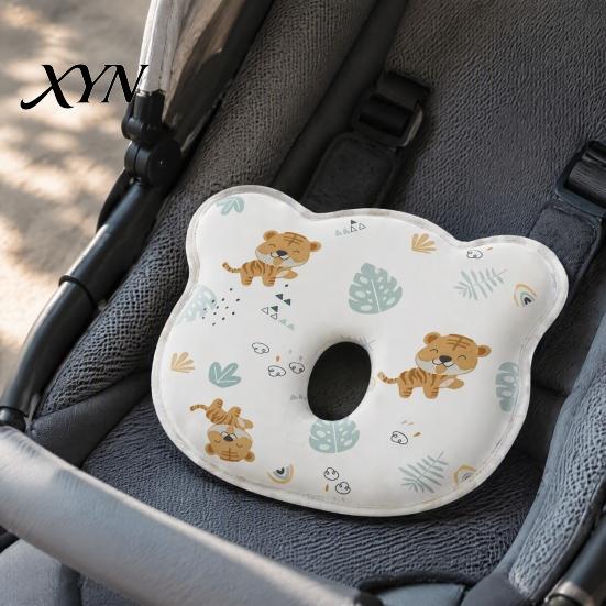 Baby Donut Pillow for Car Seats And Strollers Pillow, Memory Foam Sleeping Cute Cartoon Print, Bear Design, Comfortable Head Rest Infants Soft