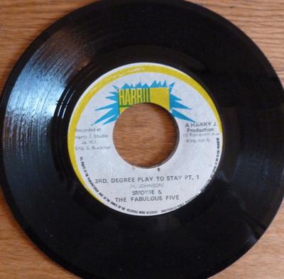 7inch Record EARL "WIRE" LINDO & THE JAY BOYS / - Wireless Ringo / 3rd. Dregree Play NONE Harry J Records 1972 Jamaica Reggae, Ska & Dub Used