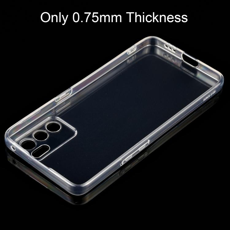 For OPPO Reno6 Pro 5G 0.75mm Ultra-thin Transparent TPU Soft Protective Case