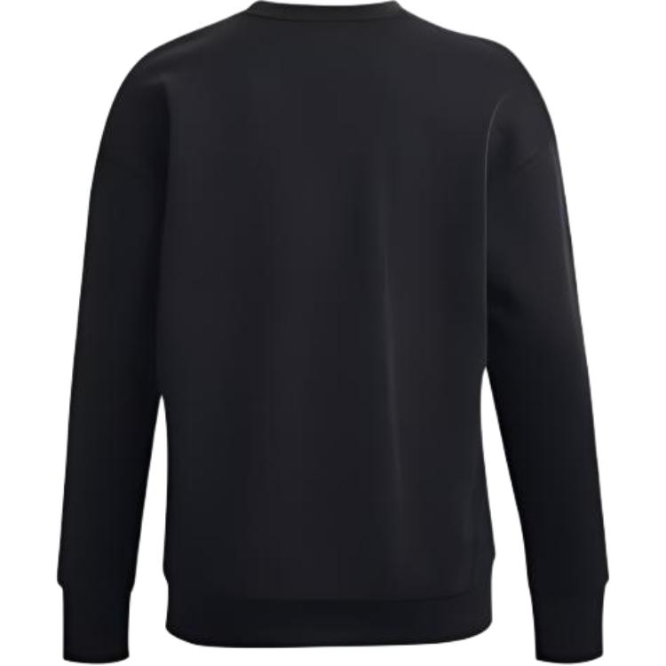 Under Armour Pullover Fleece Sweatshirt Women Tops Black 1373032-001