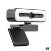 4K Webcam with Light for PC/Laptop 1080P 2K HD Streaming Camera Desktop Video Conferencing Webcam for Online Classes
