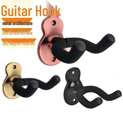 Wood Guitar & Ukulele Wall Mount Hanger for Instruments