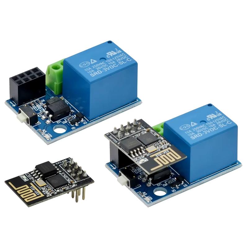 Module relais WiFi ESP8266 ESP-01S 5V Carte de commutation à distance sans fil pour le contrôle à distance des appareils ménagers