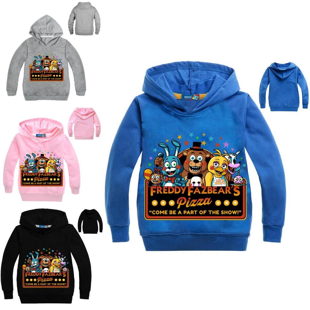 Felpa Anime Five Nights At Freddys Felpe Bambini Nuovo Set Abbigliamento Testa