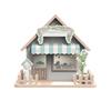 Children'S Wooden Doll Room Scene Ornament Night Light Play House Collage Villa Doll House Model Educational Toy