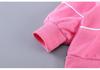 Girls' Korean Style Spring/Autumn Zipper Sweatshirt & Pants Two-Piece Set