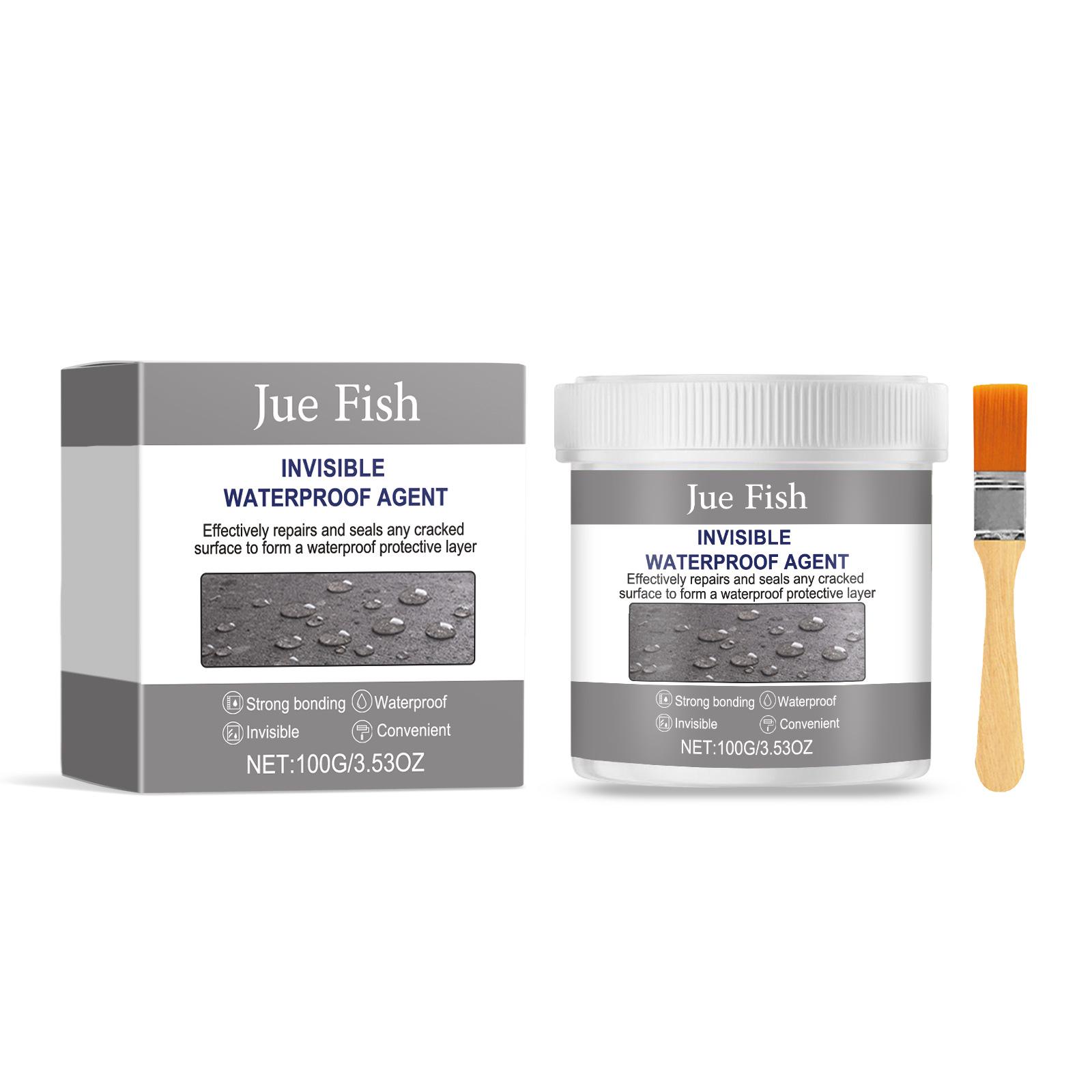 JUE FISH Invisible Waterproof Sealant - Leak Repair, Wear-resistant, Non-shedding Coating for Home Improvement.